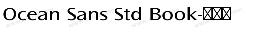 Ocean Sans Std Book字体转换